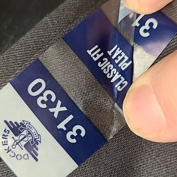 Dockers Lux Signature Classic pleated gray khakis - Picture 8 of 15